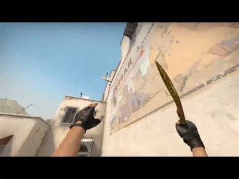 PREVIEW Basildoom CS GO Knife Preview Kukri UltimateGold From