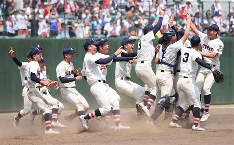 ＜浦和学院・花咲徳栄＞優勝した浦和学院ナイン（撮影・村上 大輔） ― スポニチ Sponichi Annex 野球