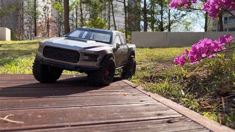 110 Scale Rc Car Traxxas Trx4 F 150 Raptor Off Road Driving 4 Youtube