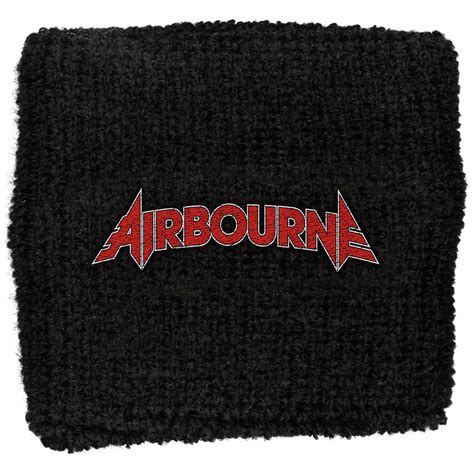 Airbourne 'Logo' (Black) Wristband | Eyesore Merch