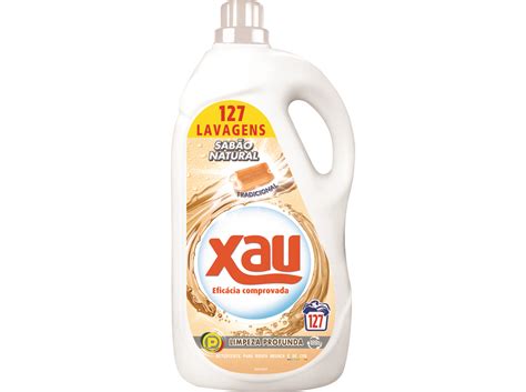 Detergente Roupa Líquido Sabão Natural Xau 127d Auchan