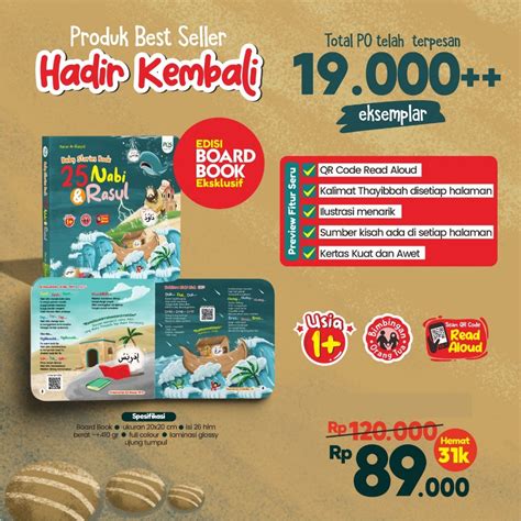 Jual ZIYADBOOKS Buku Dahsyatnya Kisah Dan Mukjizat 25 Nabi Super