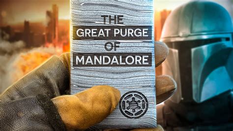 The Great Purge Of Mandalore Explained The Night Of 1000 Tears Youtube