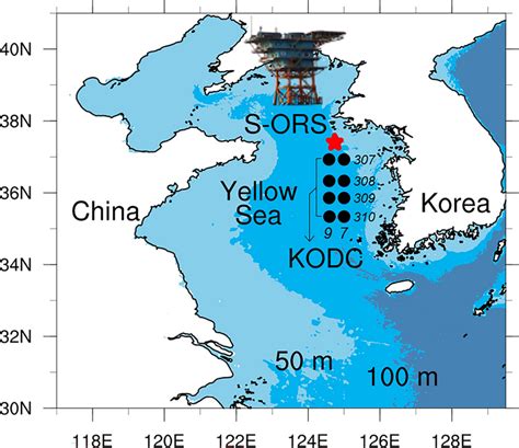 Yellow Sea World Map