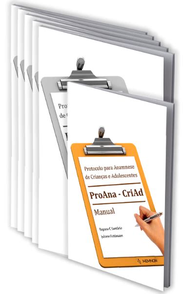 protocolo  anamnese de criancas  adolescentes proana criad memnon