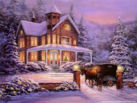 Christmas House Wallpapers - Top Free Christmas House Backgrounds ...