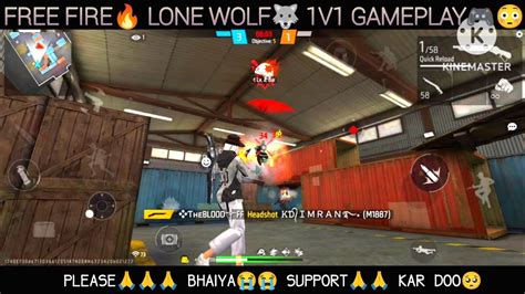 Lone Wolf🐺 Mode Full Gameplay 😍 1v1 Youtube