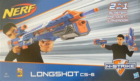 Nerf N Strike Elite Longshot Cs 6 Blue Version Toys And Games