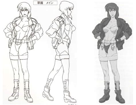 Ghost In The Shell Ghost In The Shell Motoko Character Illustration