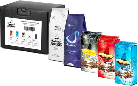 Amigos Caffè Kit degustazione caffè tostato macinato per la moka 5