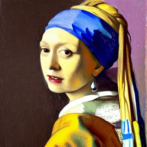 Sheryl Sandberg With Pearl Earring By Johannes Vermeer Stable