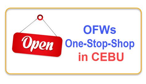 Ofw One Stop Shop Now Available In Sm City Cebu