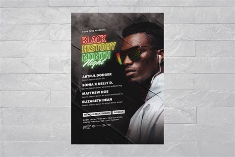 Black History Month Flyer Template [EPS, AI] - BrandPacks