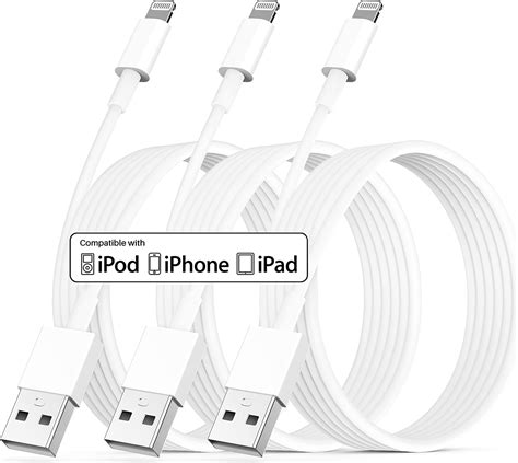 Lot De C Bles De Charge Pour Iphone Certifi S Apple Mfi De M