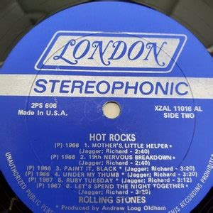 The Rolling Stones Hot Rocks Double Lp Ps Xzal Al