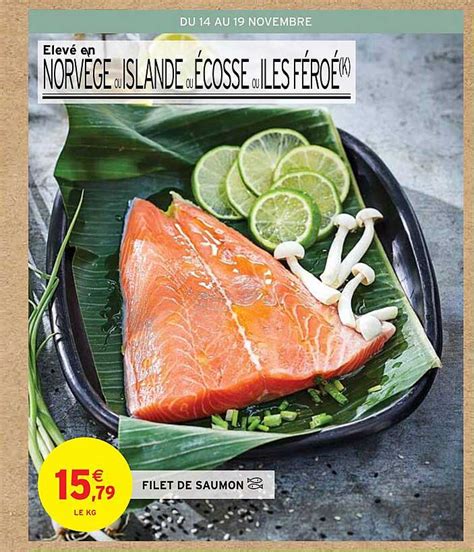 Promo Filet De Saumon Chez Intermarch Icatalogue Fr