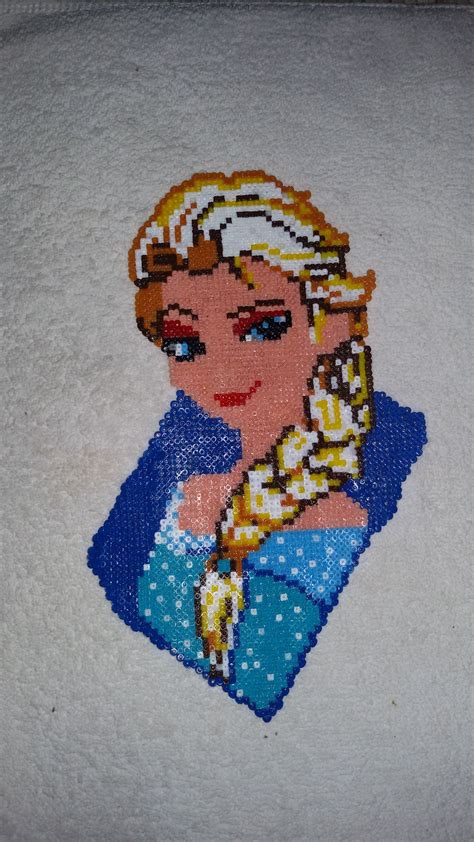 Elsa De Frozen Hama Beads Elsa Frozen