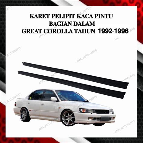 Jual Karet Pelipit Kaca Pintu Bagian Dalam Great Corolla