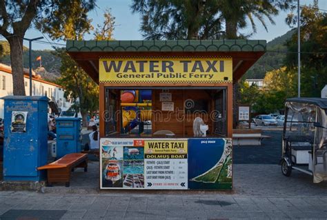 Fethiye Old Marina In Fethiye Mu La Turkey Daylight View Editorial