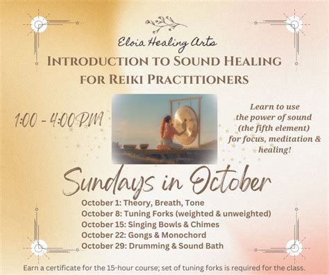 Introduction To Sound Healing For Reiki Practitioners Eloia Healing Arts