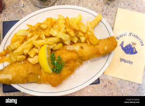 Excellent Fish And Chips At The Famous Royal Fisheries Café In Whitby