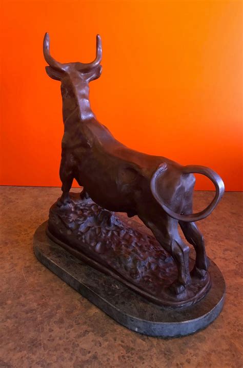 Bronze Sculpture Bull By Georges Gardet At 1stDibs George Gardet