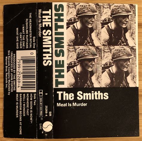 The Smiths Meat Is Murder 1985 Ar Cassette Discogs