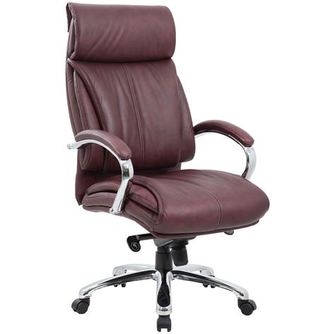 Savona Top Leather Executive Office Chair Brown Executive Office Chairs