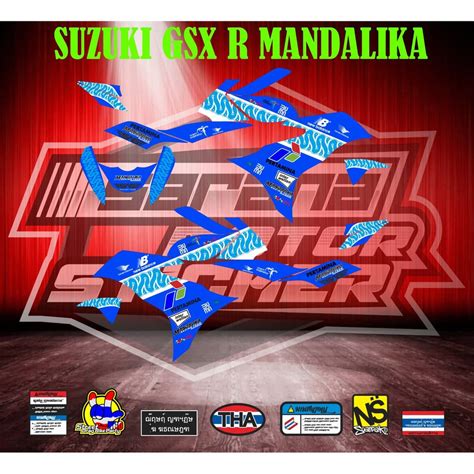 Jual Stiker Striping Decal Variasi Suzuki Gsx R R Mandalika