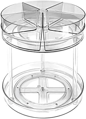 Tier Lazy Susan Organizer Inch Clear Lazy Susan Turntable With