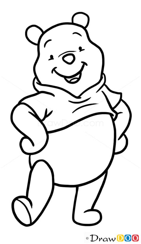 How to Draw Winnie The Pooh, Cartoon Characters