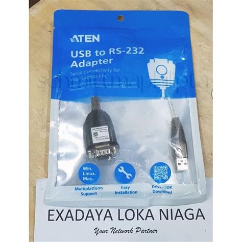 Jual ATEN UC 232A Converter USB To Serial RS232 UC232A DB9 Shopee