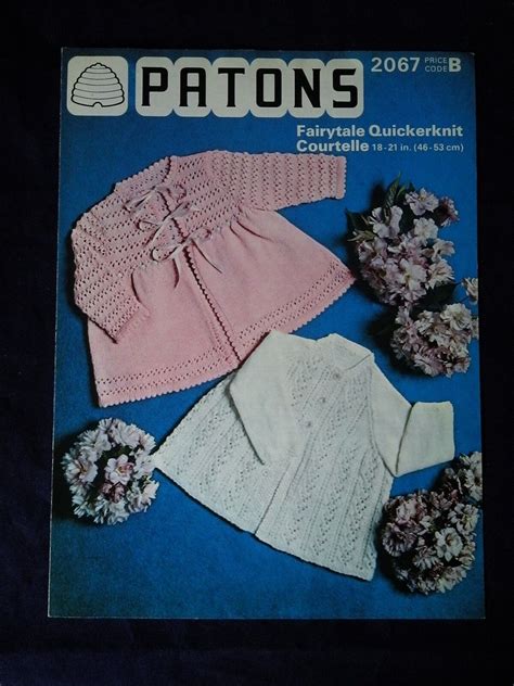 Babys Jacket Patons Quickerknit Knitting Pattern No 2067 Ebay