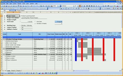 Ph Nomenal Gantt Diagramm Excel Vorlage Erstaunliche Excel Template