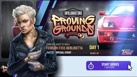 Ferrari F Berlinetta Day Warm Up Nfs No Limits Proving