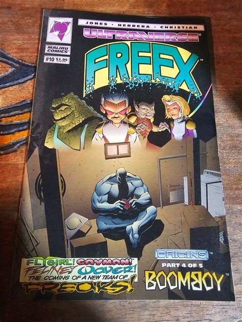 Freex Volume Malibu Comics April Ebay