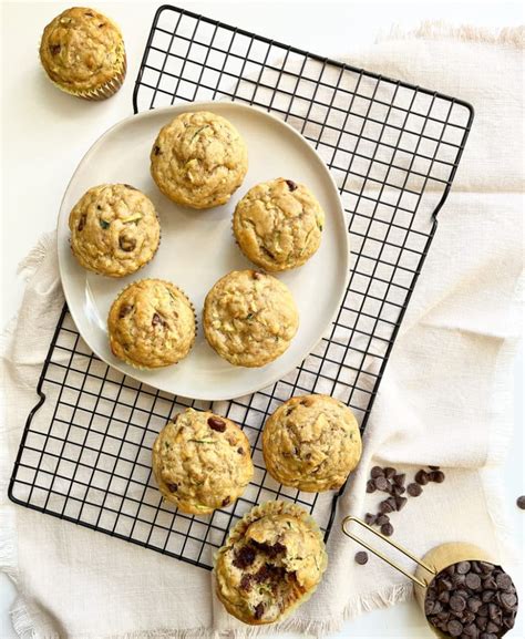 Protein Zucchini Chocolate Chip Muffins More Momma