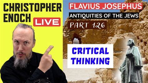 Live Bible Q A Critical Thinking Josephus Antiquities Book Ch