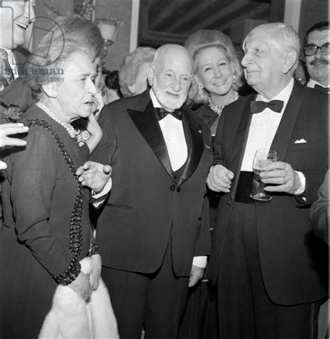 The Painter Giorgio De Chirico With Rene Cassin In Venice 1973