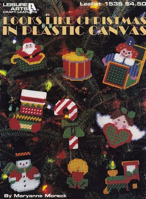 Looks Like Christmas Plastic Canvas Pattern Booklet Leisure Arts 1535 Ornaments Fridgies Magne