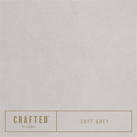 Crown Crafted Walls Soft Grey Suede Textured Finish Paint 2 5L Wilko