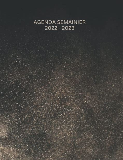 Buy Agenda Semainier 2022 2023 Planificateur Hebdomadaire 16 Mois De