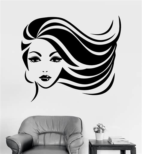 Vinyl Wall Decal Beauty Spa Salon Pretty Woman Hair Barbershop Stickers Unique T 289ig