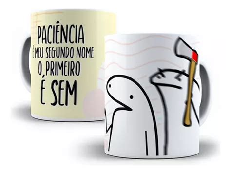 Caneca Personalizada Meme Flork Paciência MercadoLivre