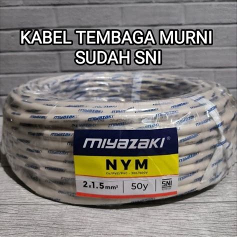 Jual Kabel Listrik X Nym Yard Miyazaki Tembaga Murni Asli Sni