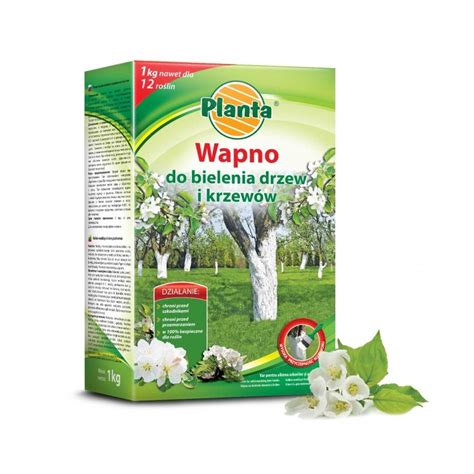 Wapno do bielenia drzew i krzewów 1 kg PLANTA