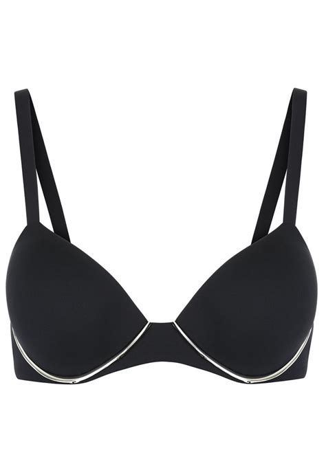 LA PERLA WIRED UNDERWIRED BIKINI TOP BLACK Laperla Cloth Bikinis