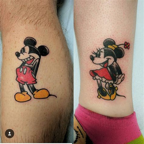 Aggregate More Than Mickey And Minnie Tattoo In Cdgdbentre