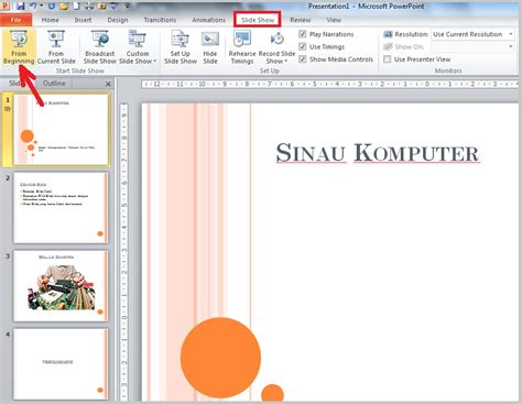 Cara Mengoperasikan Dan Menggunakan Microsoft Power Point Sinau Komputer