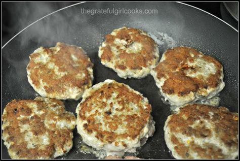 Homemade Breakfast Sausage Patties / The Grateful Girl Cooks!